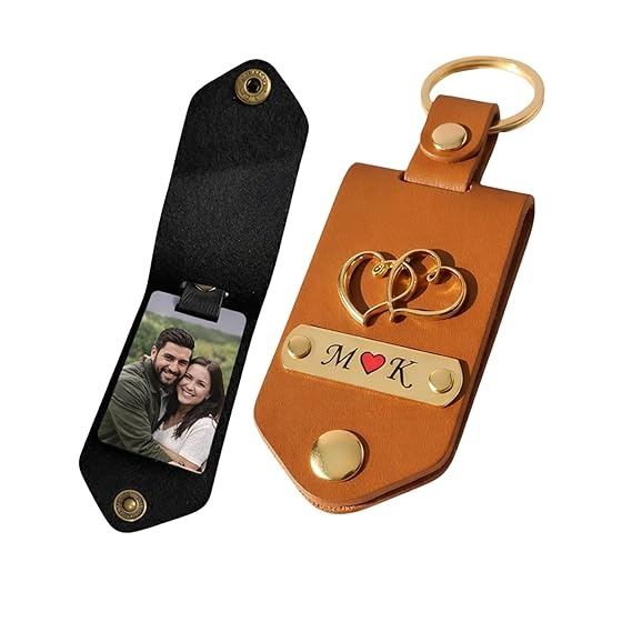 Photo Leather Keychain