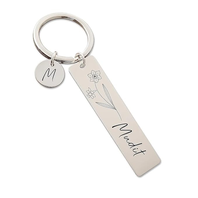 REAL Rose Petals & Gold Flakes Resin Keychain