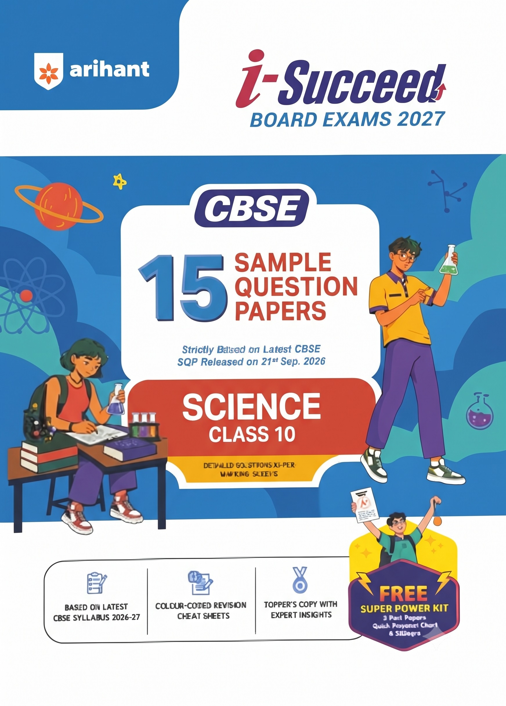 Arihant i-Succeed 15 Sample Paper Science CBSE Class 10 2026-27 Edition