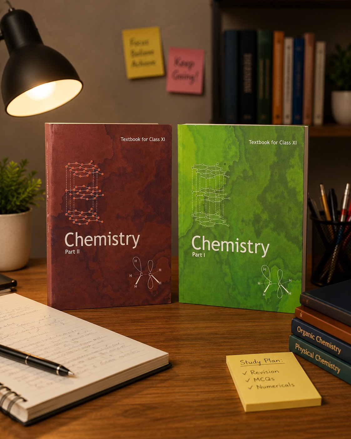 NCERT Class 11 Chemistry Part 1 and 2 Combo