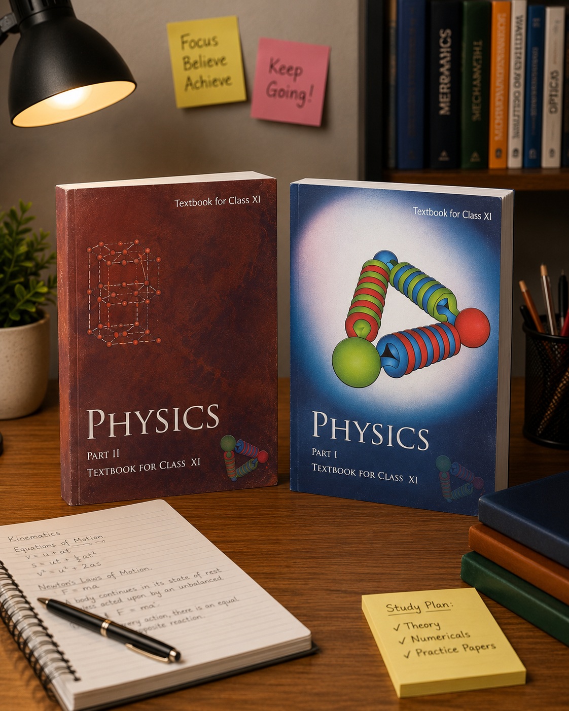 NCERT Class 11 Physics Part 1 and 2 Combo