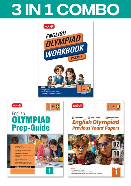 MTG English Olympiad 3-in-1 Combo Class 1